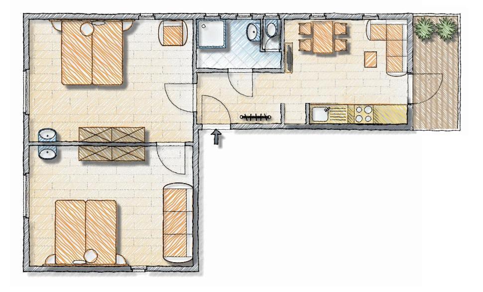 Ferienhaus Nordstrand Whg 4 Baltrum Eksteriør billede